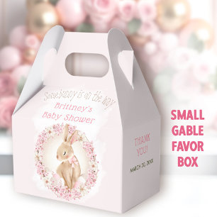Ballotins Pâques Printemps mignon lapin rose Baby shower fil