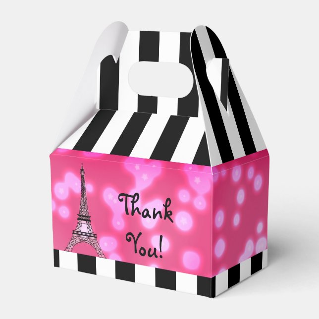 Ballotins Paris Tour Eiffel Chic Sparkle Party Favoriser les (Verso)