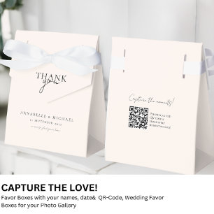 Ballotins Partage photo de code QR moderne, minimaliste et M