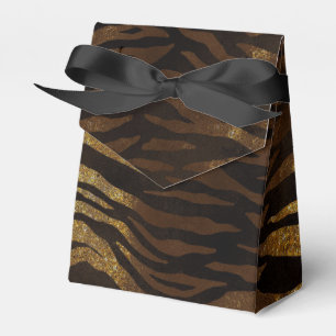 Ballotins Parties scintillant d'or Jungle Tiger