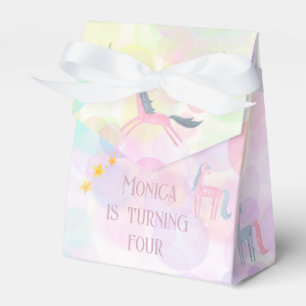 Ballotins Pastel arc-en-ciel aquarelle licorne anniversaire 
