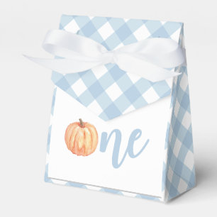 Ballotins pastel bleu plaid premier anniversaire