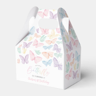 Ballotins Pastel Butterfly Girl's 1er anniversaire Rainbow P