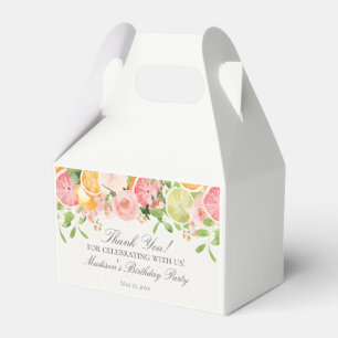 Ballotins Pastel Citrus Floral Little Cutie Anniversaire