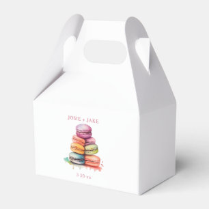 Ballotins Pastel Macarons Mariage Favor Boîte Cadeau
