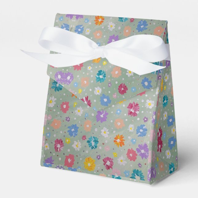 Ballotins Pastel Posie Floral Ballotin (Verso)