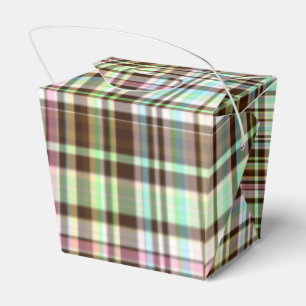 Ballotins Pastels au chocolat Plaid 1-PARTY FAVOR BOX, sorti