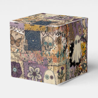 Ballotins Patchwork ensorcelé en violet et bleu Cadeaux uniq