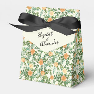 Ballotins Peach Ivory Mariage Rose Vintage