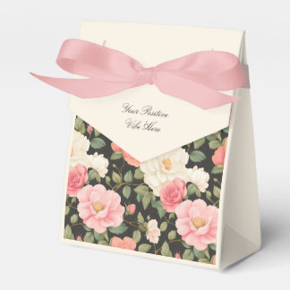 Ballotins Peint à la main Blush & Ivory Roses Verdure luxuri