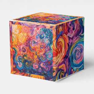 Ballotins Peinture à l'huile de tourbillons psychédélique
