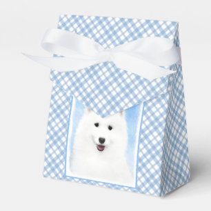 Ballotins Peinture Samoyed Puppy - Jolie Art Original Chien