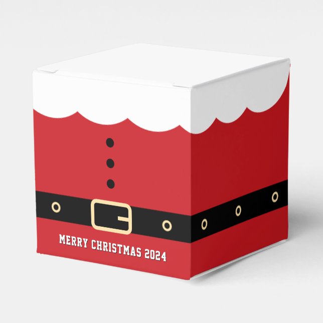 Ballotins Père Noël Joyeux Carré de Noël (Verso)