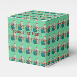 Ballotins père Noël mignonne avec cadeaux et jouets en sac N