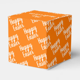 Ballotins Personnalisable Happy Easter Orange