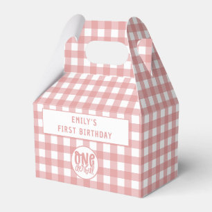 Ballotins Personnalisé 1er Anniversaire mignon Pastel Rose O