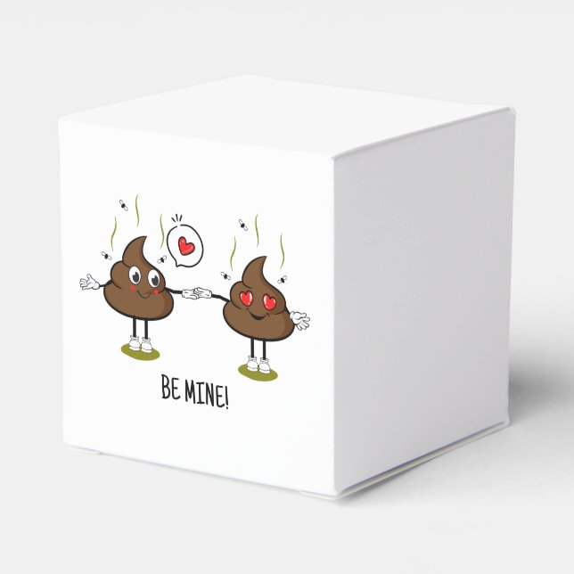 Ballotins Personnalisé Poop Emoji Love Couple (Arrière)