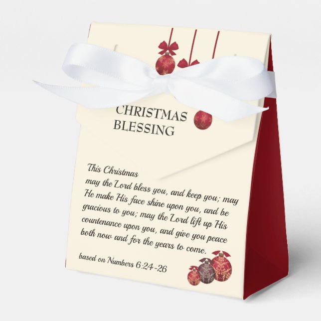 Ballotins Personnalisé que le Seigneur vous bénisse NOËL BÉN (Verso)