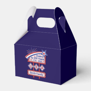 Ballotins Personnalisé USA 250–Marquise Rétro Patriotique