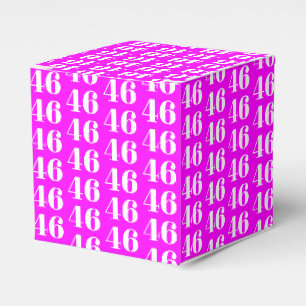 Ballotins Personnaliser avec nombre, monogramme magenta init