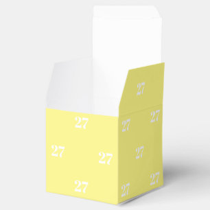 Ballotins Personnaliser avec numéro blanc initial cadeau ja