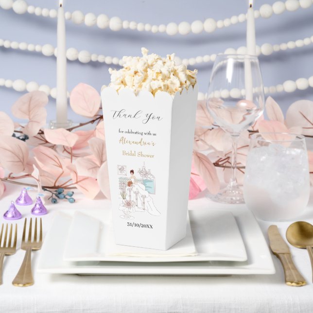 Ballotins Personnaliser la robe de shower de mariée Merci (Mariage)