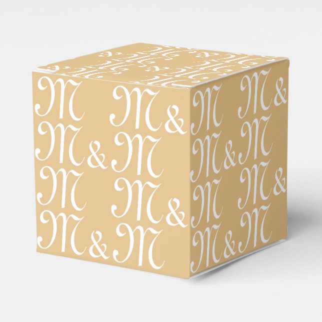 Ballotins Personnaliser w Initiales du couple monogramme cad (Verso)