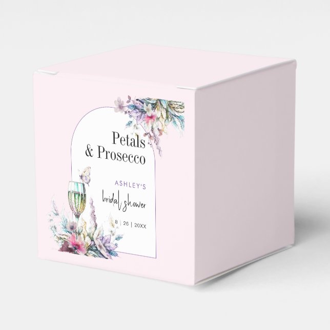 Ballotins Pétales et Prosecco Arche Florale pour une Baby Sh (Verso)