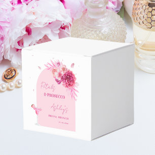 Ballotins Pétales et Prosecco Fête des mariées florale rose