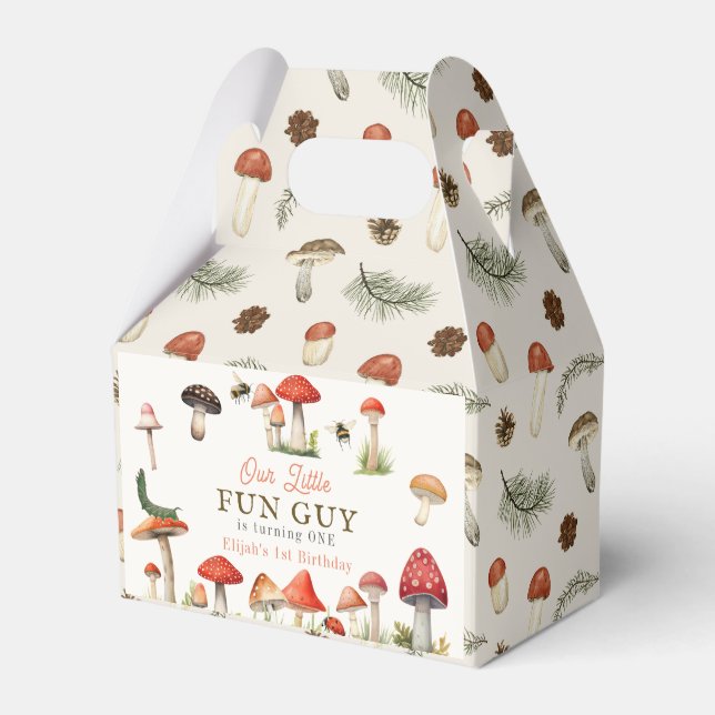 Ballotins Petit Amusant Guy Mushroom Bee Boy Anniversaire (Verso)