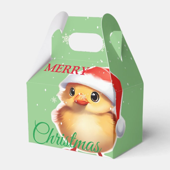 Ballotins Petit animal chick Père Noël Costume de Noël (Verso)