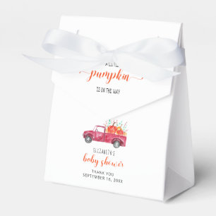 Ballotins Petit Baby shower Citrouille Camion Rouge Automne 