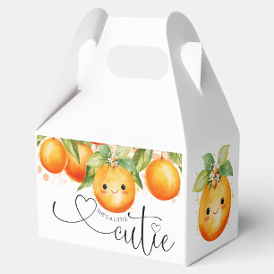 Ballotins Petit Baby shower de Citrus orange doux