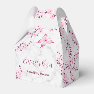 Ballotins Petit Baby shower de fleurs de cerisier papillon