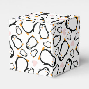 Ballotins Petit Baby shower de pingouin bleu garçon