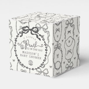 Ballotins Petit Baby shower noir de coquette petit perle