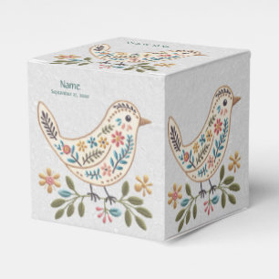 Ballotins Petit Ballotin floral coloré d'oiseaux