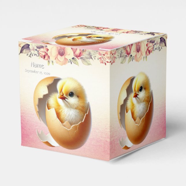Ballotins Petit Ballotin floral d'éclosion de poussins (Verso)