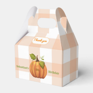 Ballotins Petit Citrouille Orange En vichy