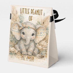 Ballotins Petit éléphant safari bohème garcon Baby Shower