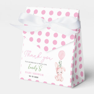 Ballotins Petit Lapin Fête de Bébé Fille Eucalyptus Aquarell