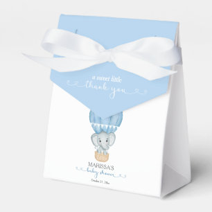 Ballotins Petit Merci doux Baby shower bleu éléphant