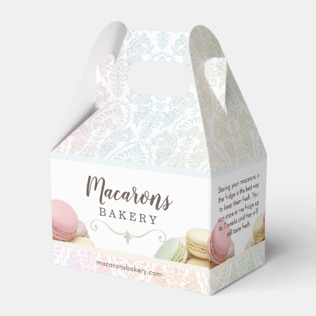 Ballotins Petite boîte Macarons Française (Arrière)