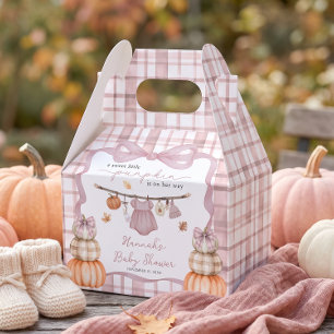 Ballotins Petite Citrouille en Route Fille Baby Shower