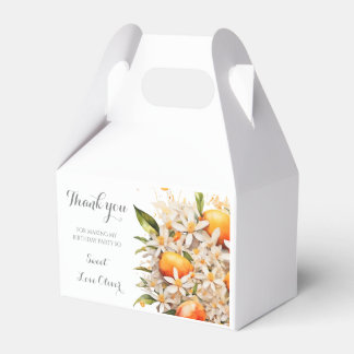 Ballotins Petite cuisine Orange Tangerine Baby shower Citrus