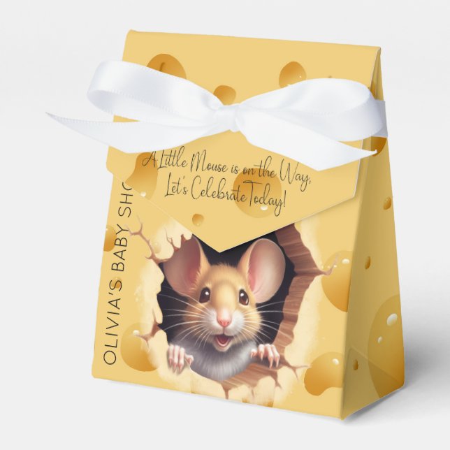Ballotins Petite souris dans le Baby shower au fromage (Verso)