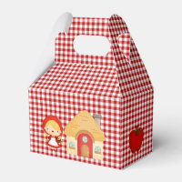 Petits personnages Red Riding Hood sur En vichy ro
