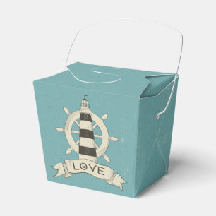 Ballotins Phare Naustique, Mariage Bleu Sarcelle Ancre de Ba