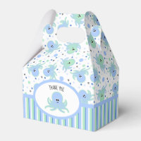 Pieuvre mignonne avec points Polka et rayures