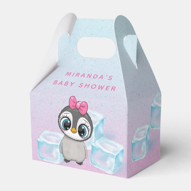 Ballotins Pingouin mignon avec gros yeux Ice bébé fille Douc (Verso)